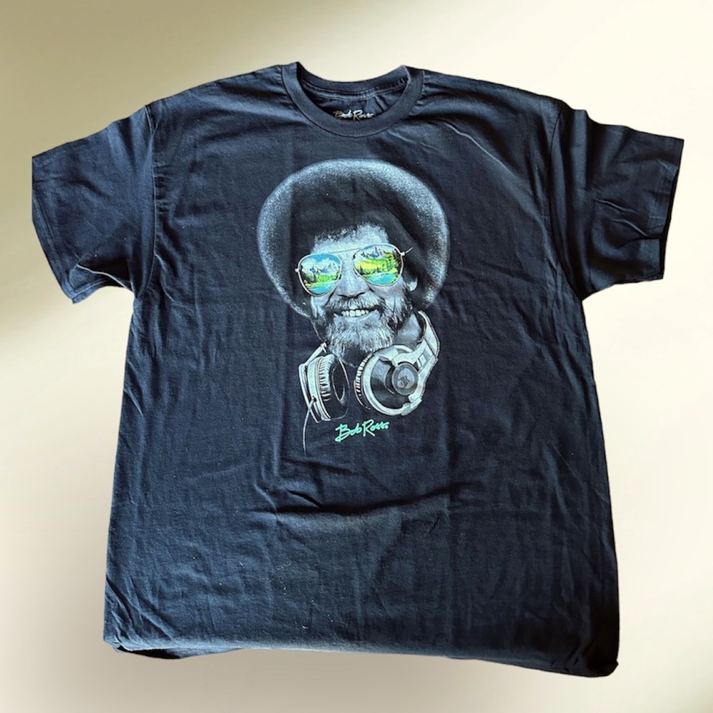 New Bob Ross DJ Tshirt
